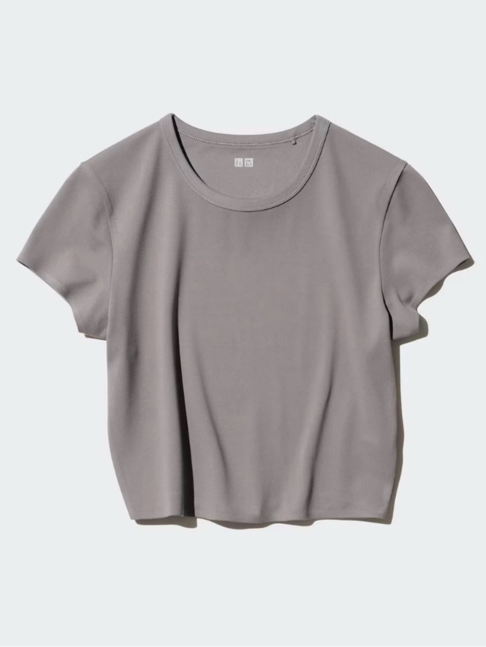 Uniqlo AIRism Soft Cropped T Shirt XS New